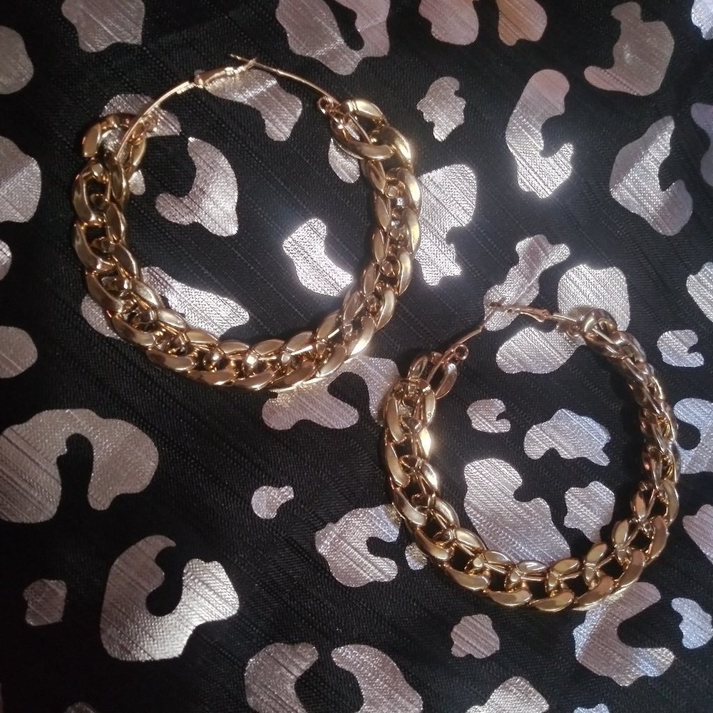 BIG Cuban Link Hoops